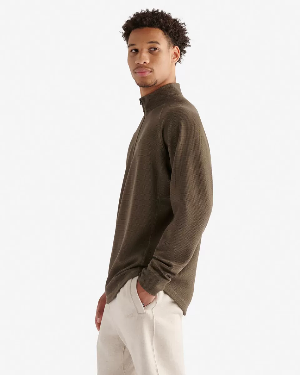 active_grid_half_zip_stein_2.webp Roots Active Grid Half Zip Stein FATIGUE Fashion