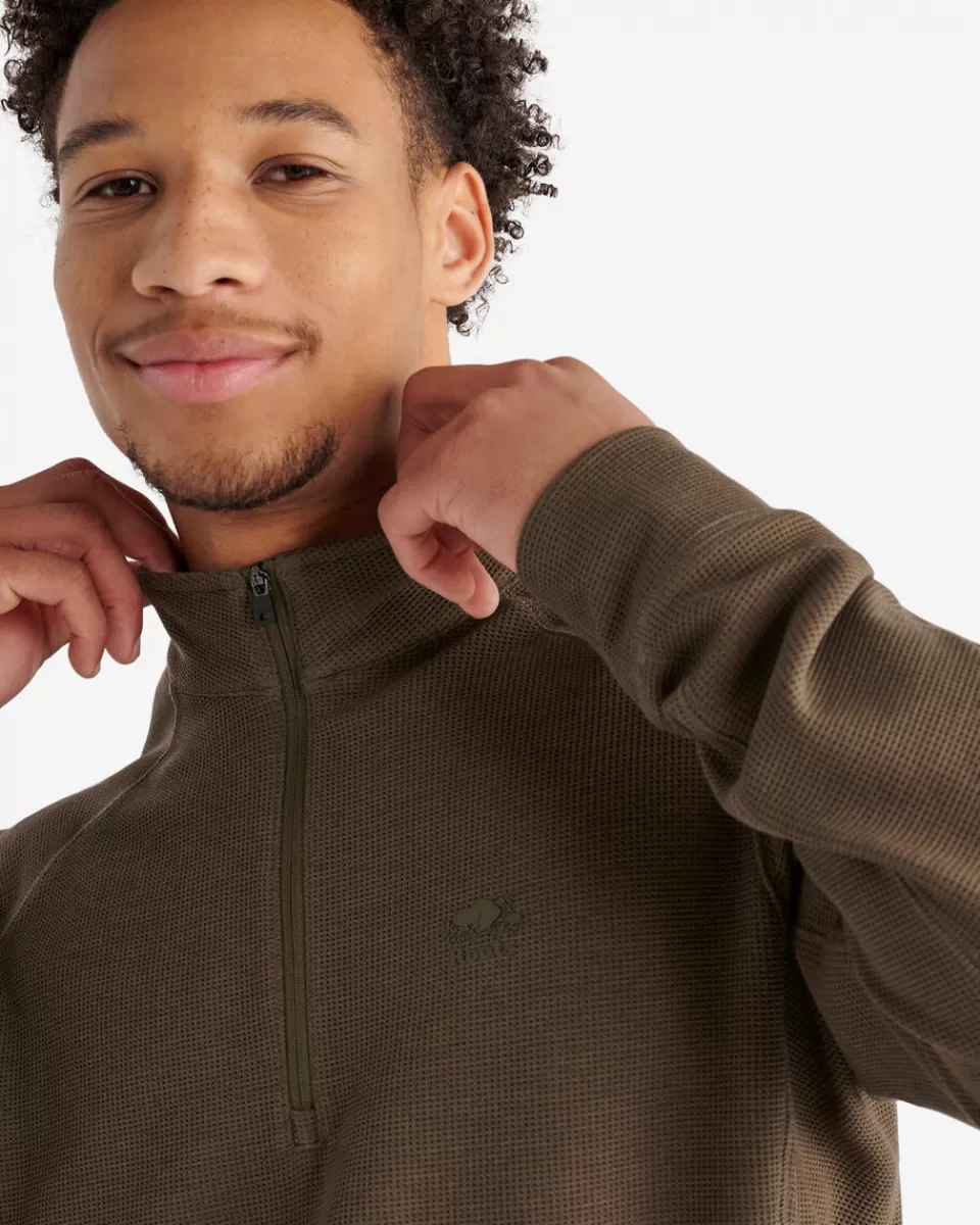 active_grid_half_zip_stein_3.webp Roots Active Grid Half Zip Stein FATIGUE Fashion