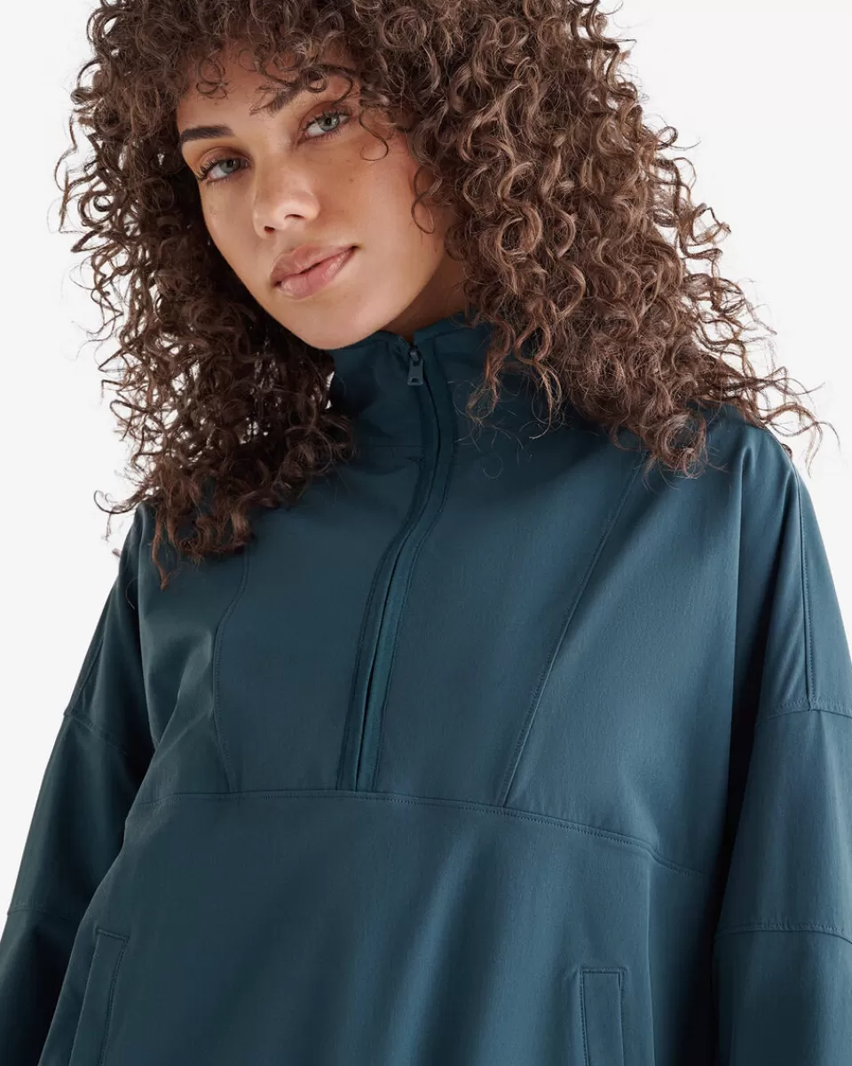 anywhere_half_zip_sweatshirt_2.webp Roots Anywhere Half Zip Sweatshirt FOREST TEAL Outlet