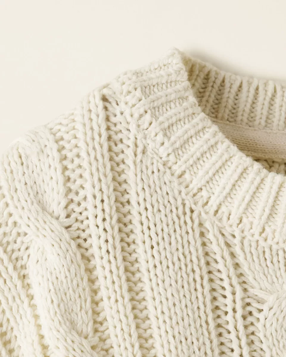 baby_cable_crew_sweater_2.webp Roots Baby Cable Crew Sweater BIRCH WHITE Cheap