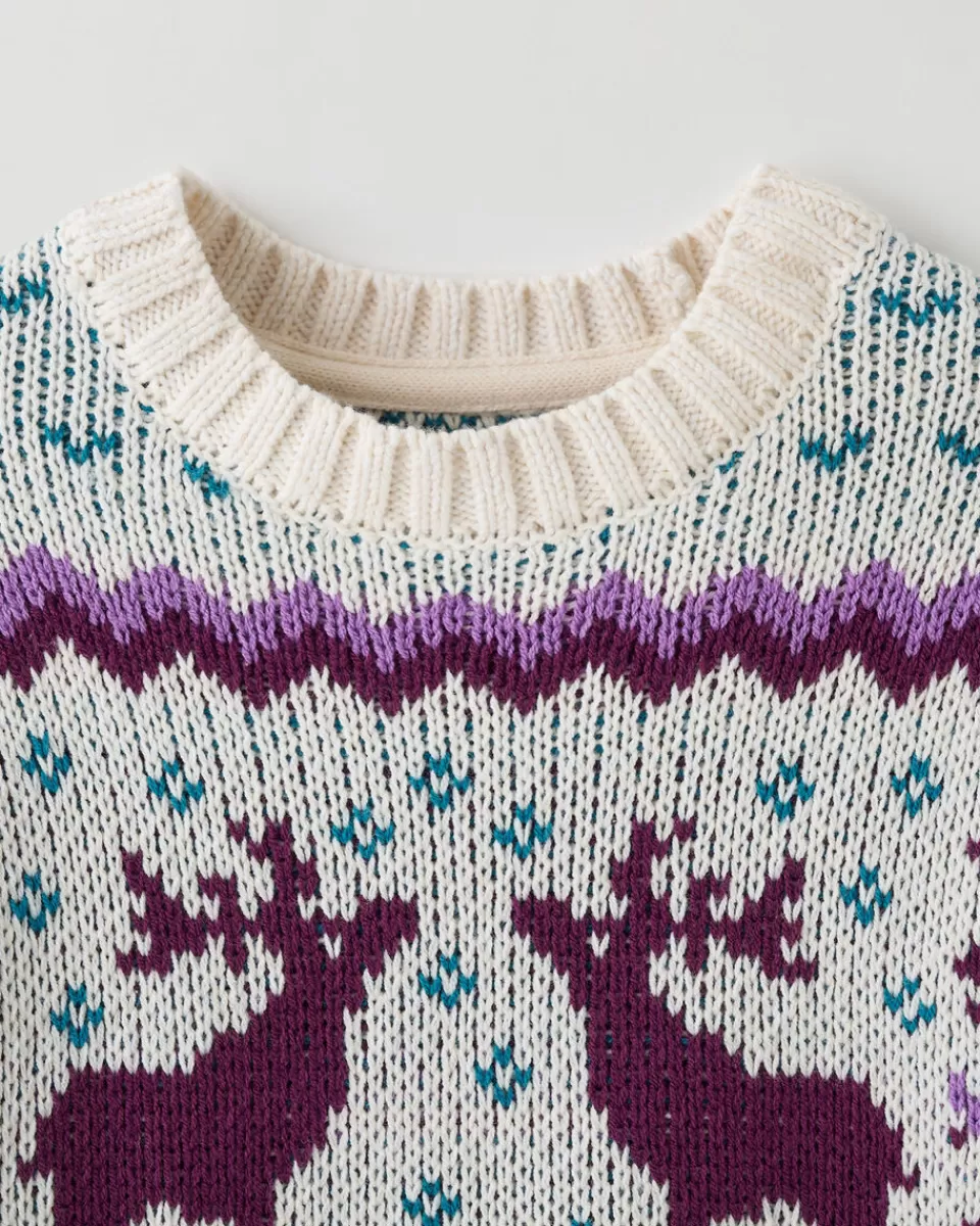 baby_fair_isle_sweater_dress_2.webp Roots Baby Fair Isle Sweater Dress WHITE MIX Fashion