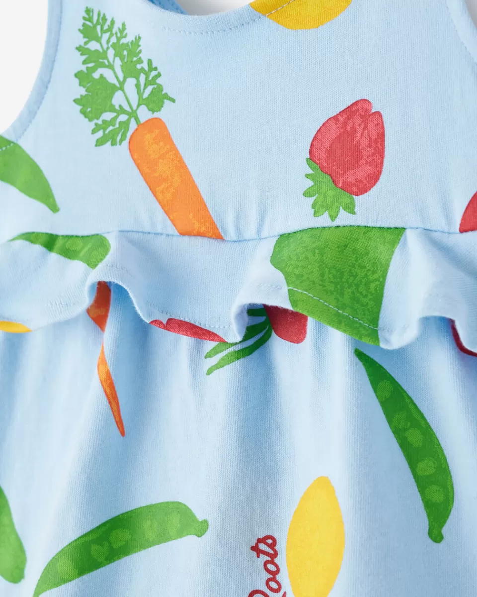 baby_garden_print_babydoll_dress_3.webp Roots Baby Garden Print Babydoll Dress CLEAR SKY BLUE Best Sale