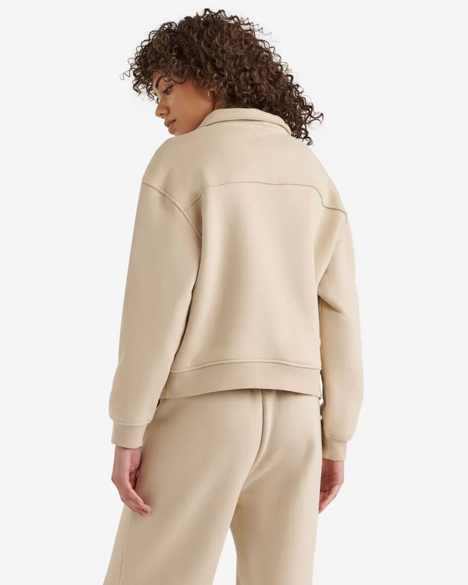 cloud_half_zip_sweatshirt_3.webp Roots Cloud Half Zip Sweatshirt IRISH CREAM Store