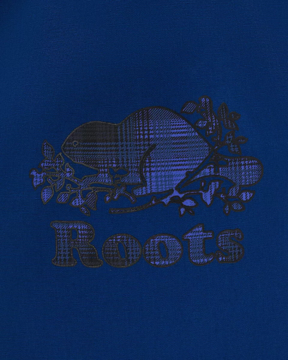 cooper_plaid_tote_3-2.webp Roots Cooper Plaid Tote BLUE QUARTZ Flash Sale
