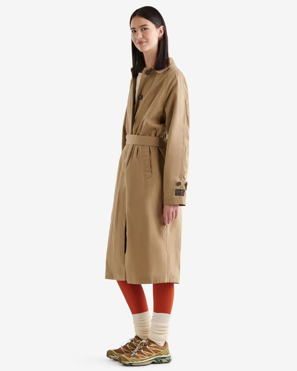 ellison_waxed_cotton_trench_2.webp Roots Ellison Waxed Cotton Trench New