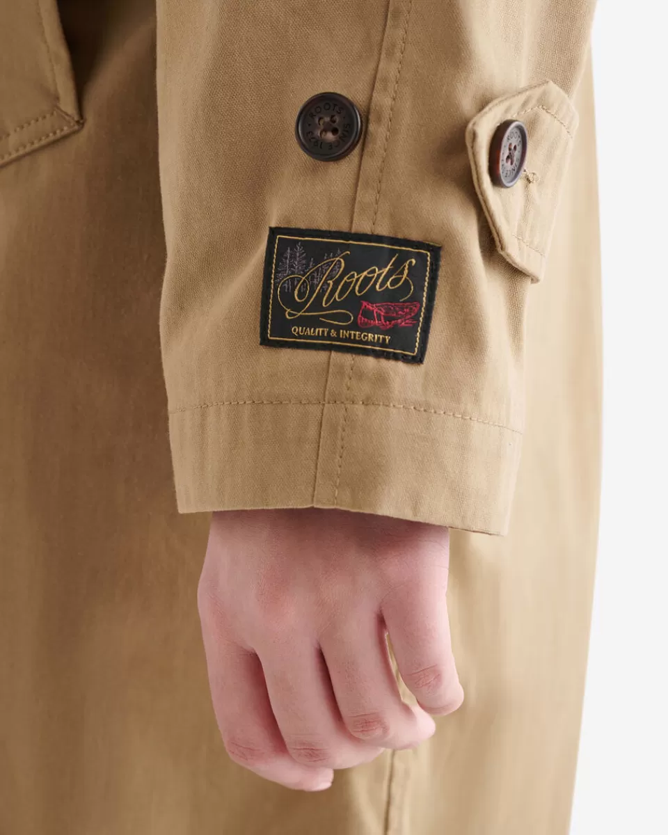 ellison_waxed_cotton_trench_3.webp Roots Ellison Waxed Cotton Trench New