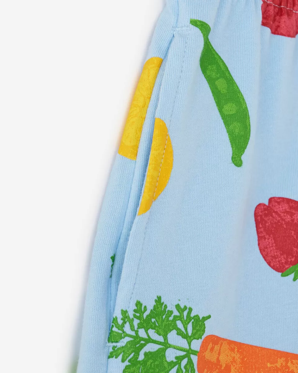 girls_garden_print_short_5.webp Roots Girls Garden Print Short CLEAR SKY BLUE Sale