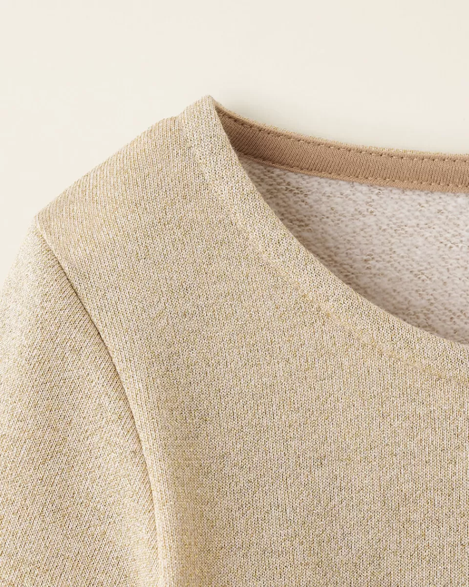 girls_gold_sparkle_dress_4.webp Roots Girls Gold Sparkle Dress PALE GOLD Outlet