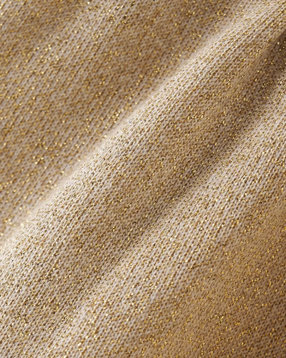 girls_gold_sparkle_dress_6.webp Roots Girls Gold Sparkle Dress PALE GOLD Outlet