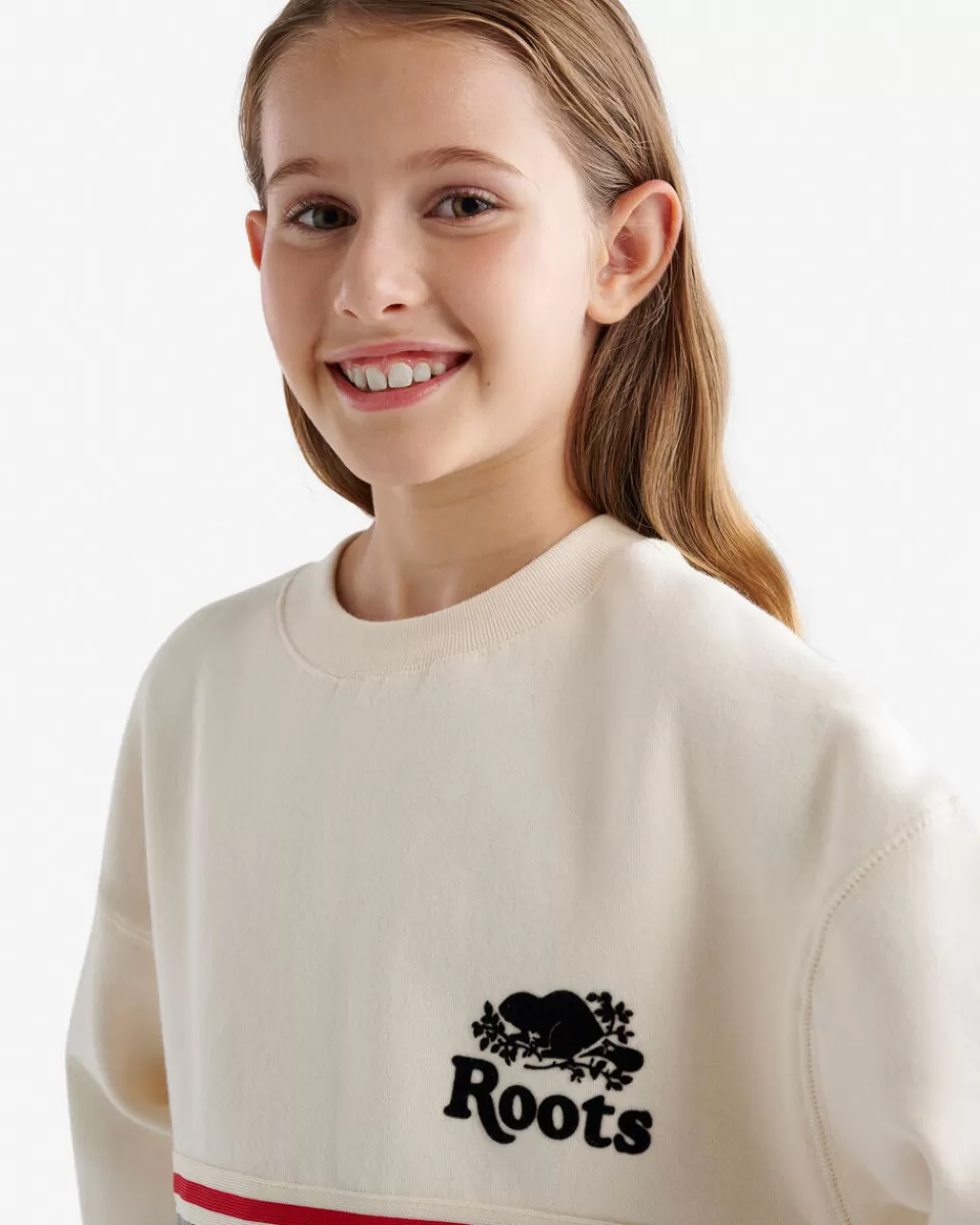 kids_cabin_crew_sweatshirt_2.webp Roots Kids Cabin Crew Sweatshirt BIRCH WHITE Flash Sale