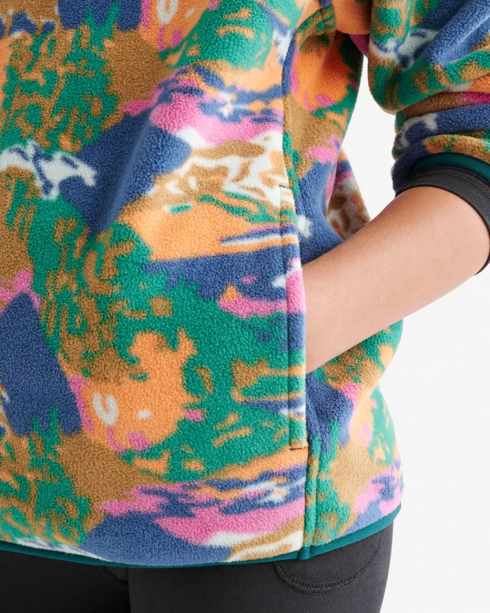 kids_microfleece_half_zip_stein_3.webp Roots Kids Microfleece Half Zip Stein MULTI LANDSCAPE Online