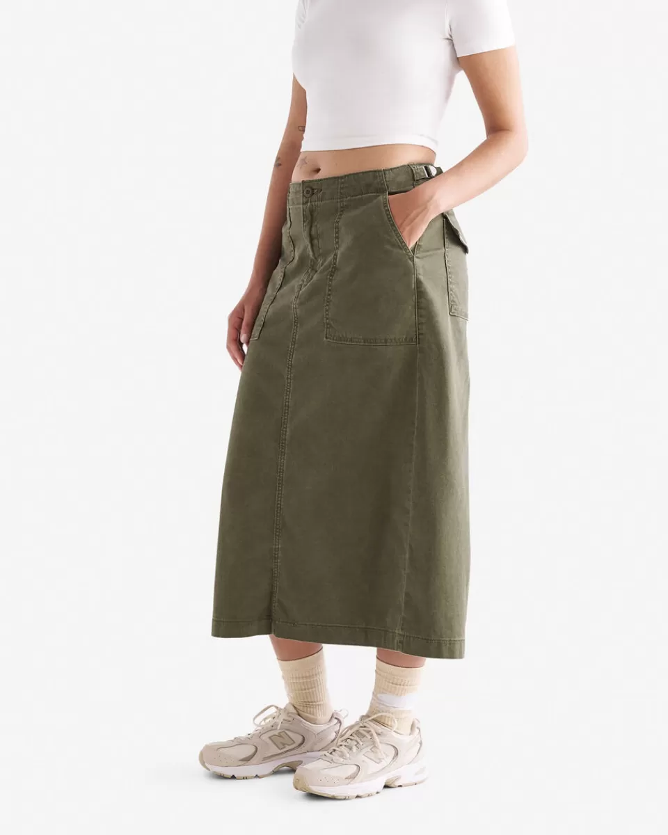 levis_surplus_skirt_2.webp Roots Levi's Surplus Skirt OLIVE GREEN Hot