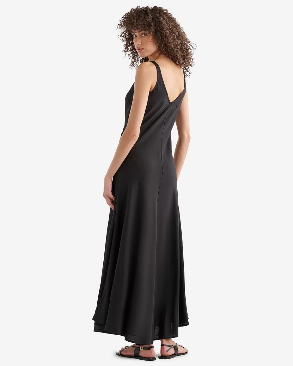 linen_vneck_dress_3.webp Roots Linen V-Neck Dress Flash Sale