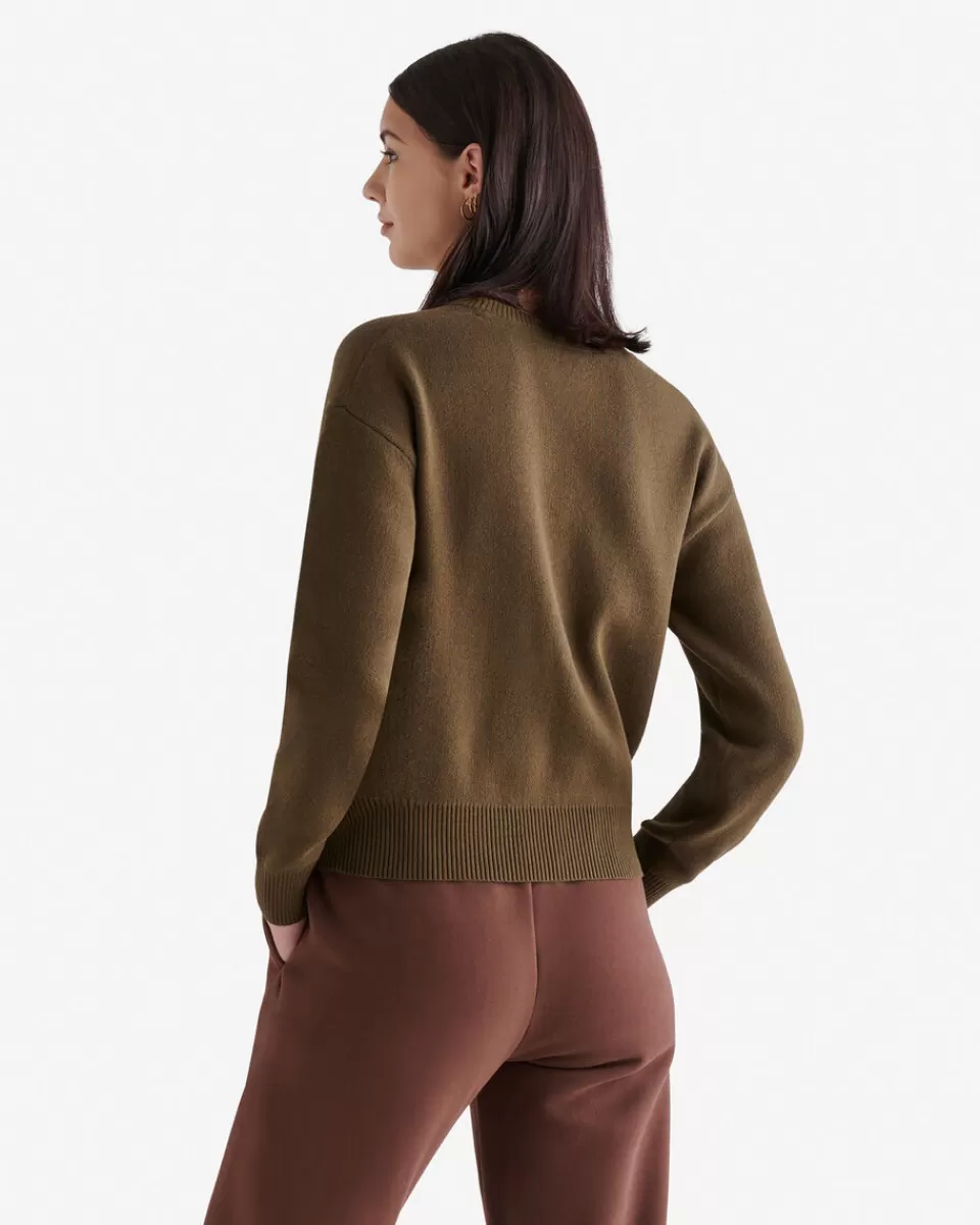 marshland_crew_neck_sweater_3.webp Roots Marshland Crew Neck Sweater DEEP OLIVE Store