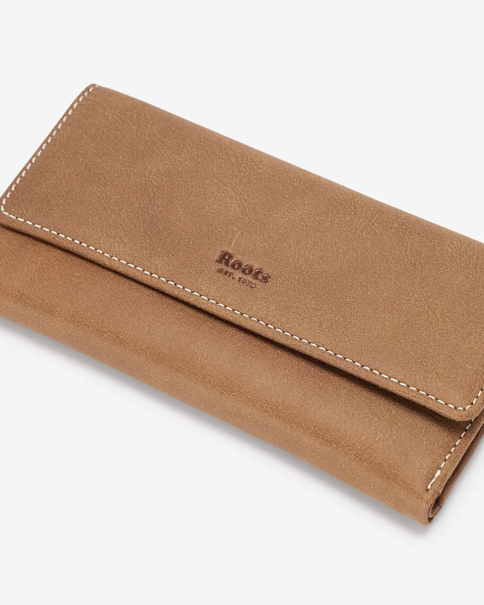 medium_trifold_clutch_tribe_3-1.webp Roots Medium Trifold Clutch Tribe NATURAL New