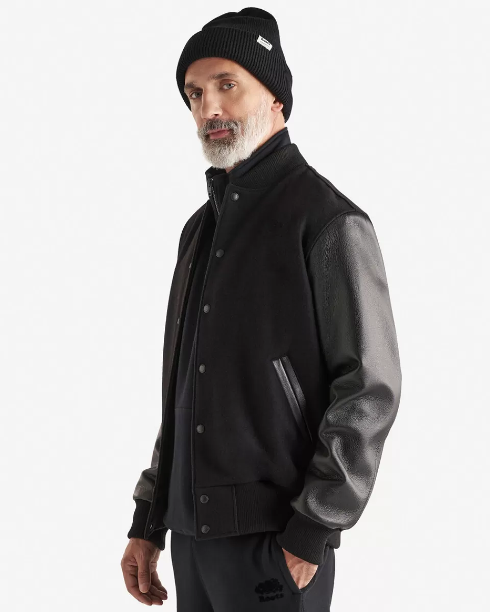mens_classic_varsity_jacket_2.webp Roots Mens Classic Varsity Jacket BLACK Best Sale