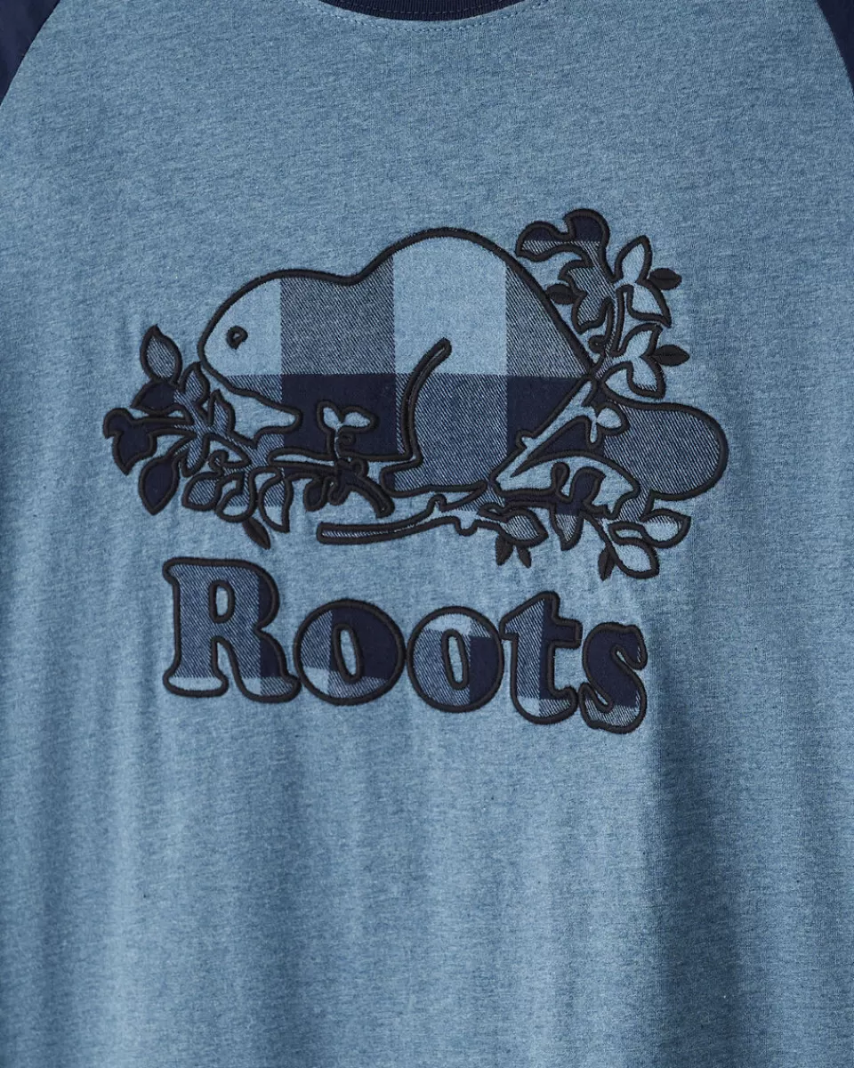 mens_cooper_plaid_raglan_long_sleeve_tshirt_2.webp Roots Mens Cooper Plaid Raglan Long Sleeve T-Shirt Fashion