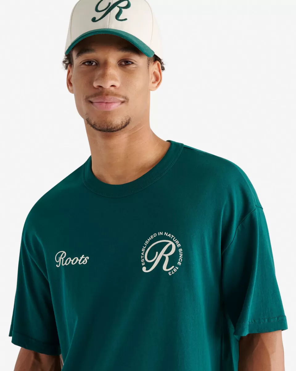 mens_roots_signature_tshirt_3.webp Roots Mens Signature T-Shirt RAIN FOREST Best