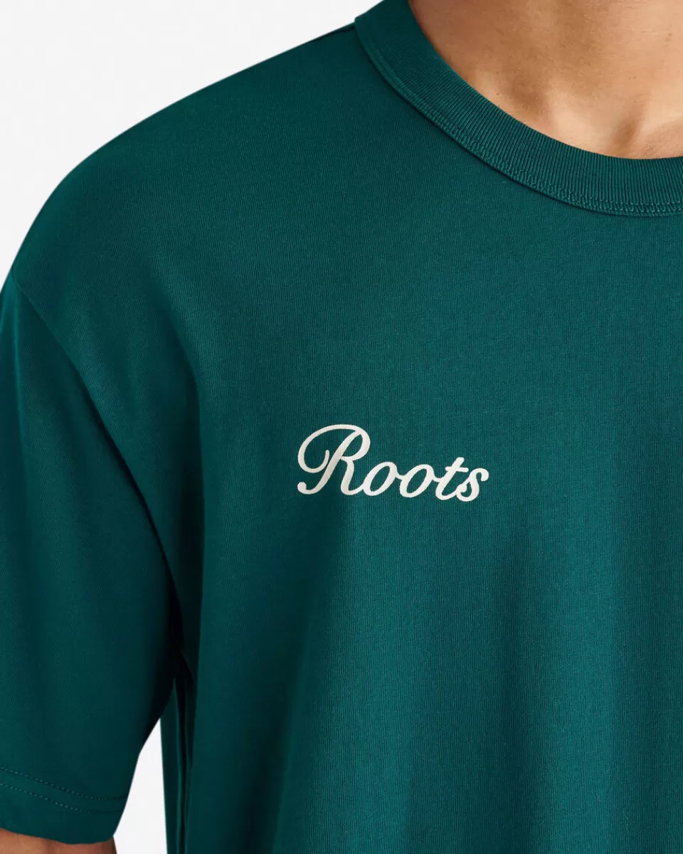 mens_roots_signature_tshirt_4.webp Roots Mens Signature T-Shirt RAIN FOREST Best