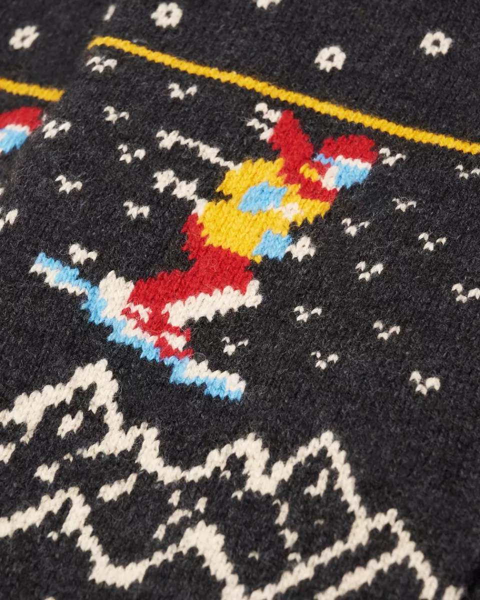 nordic_cabin_scarf_3.webp Roots Nordic Cabin Scarf BLACK MIX Fashion