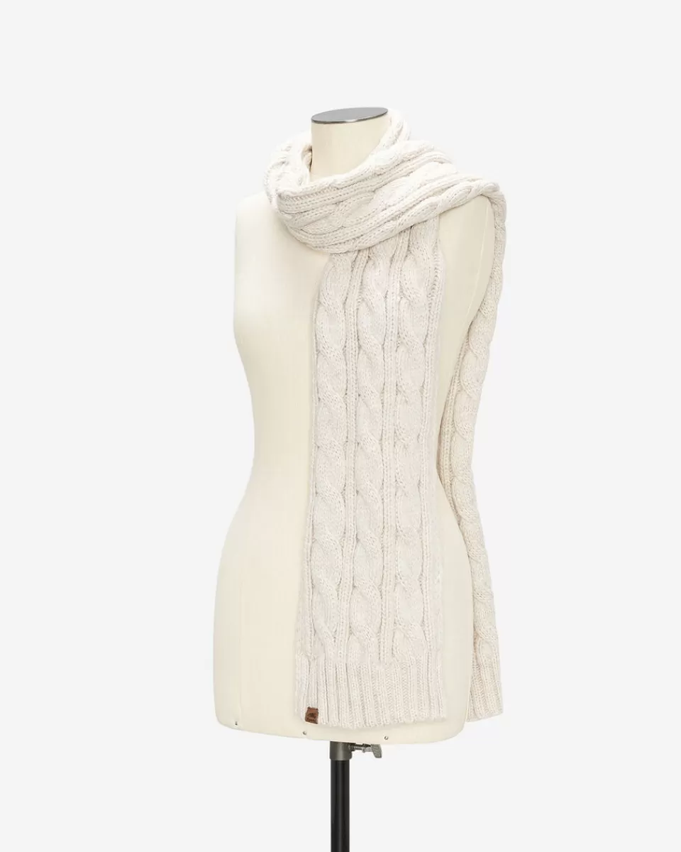 olivia_cable_scarf_2-3.webp Roots Olivia Cable Scarf OATMEAL MIX Best Sale