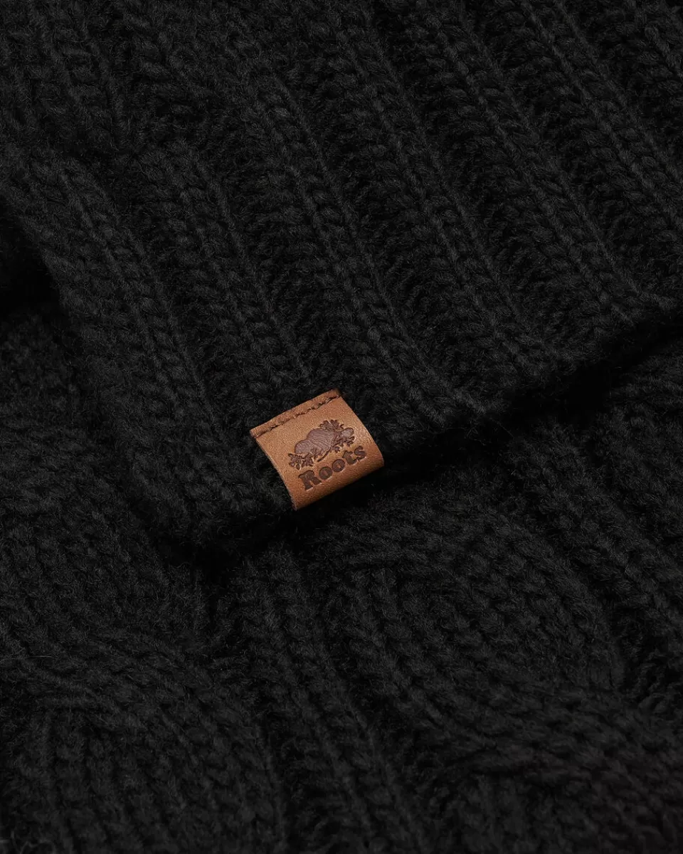 olivia_cable_scarf_2-4.webp Roots Olivia Cable Scarf BLACK Best