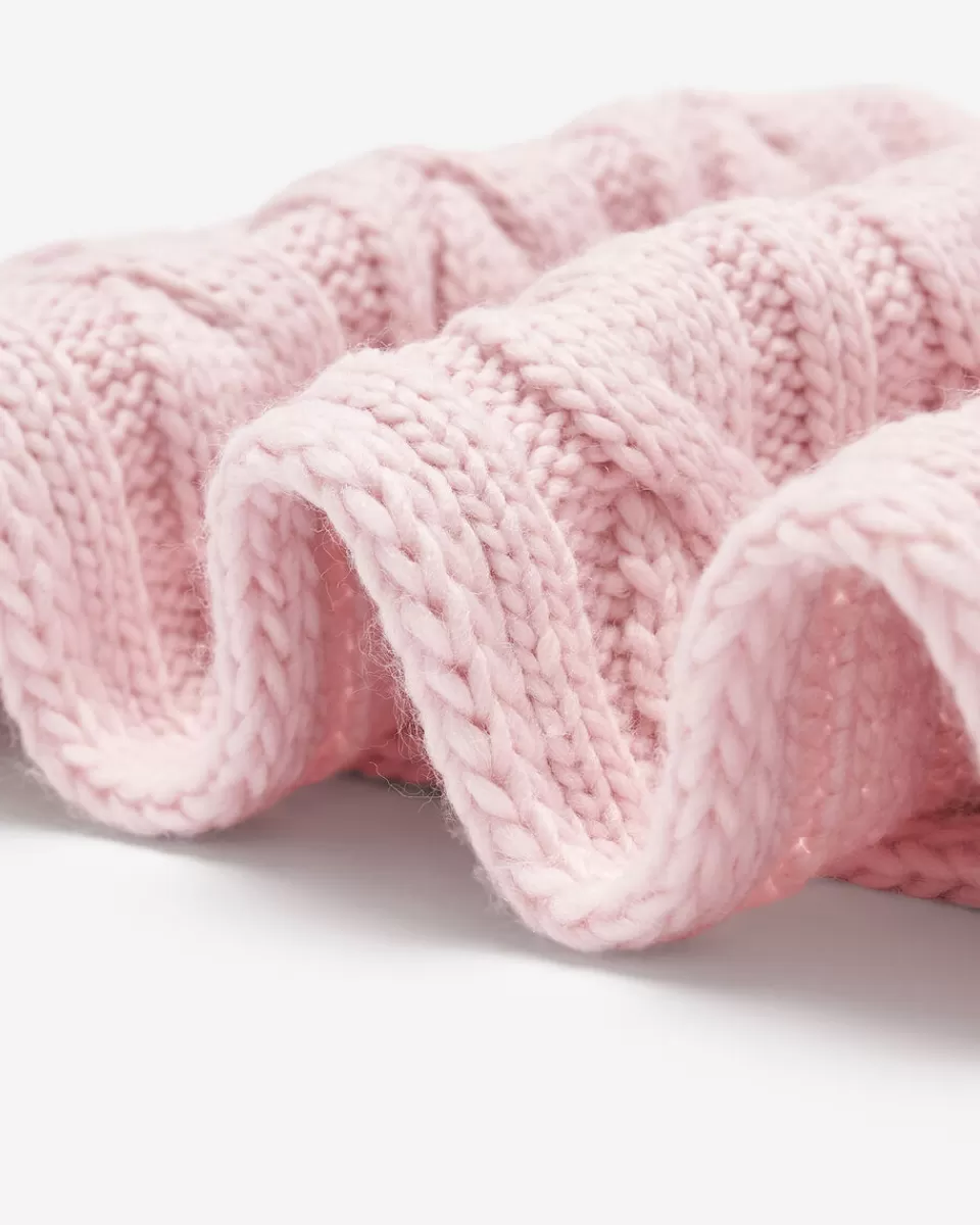 olivia_cable_scarf_4.webp Roots Olivia Cable Scarf BALLET SLIPPER Outlet