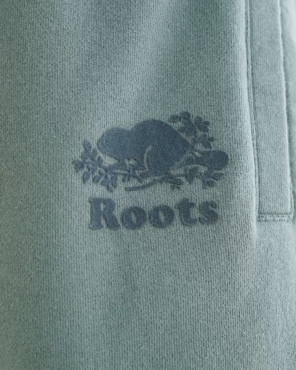 organic_original_longer_sweatshort__inch_6.webp Roots Organic Original Longer Sweatshort 6 Inch BALSAM GREEN Outlet