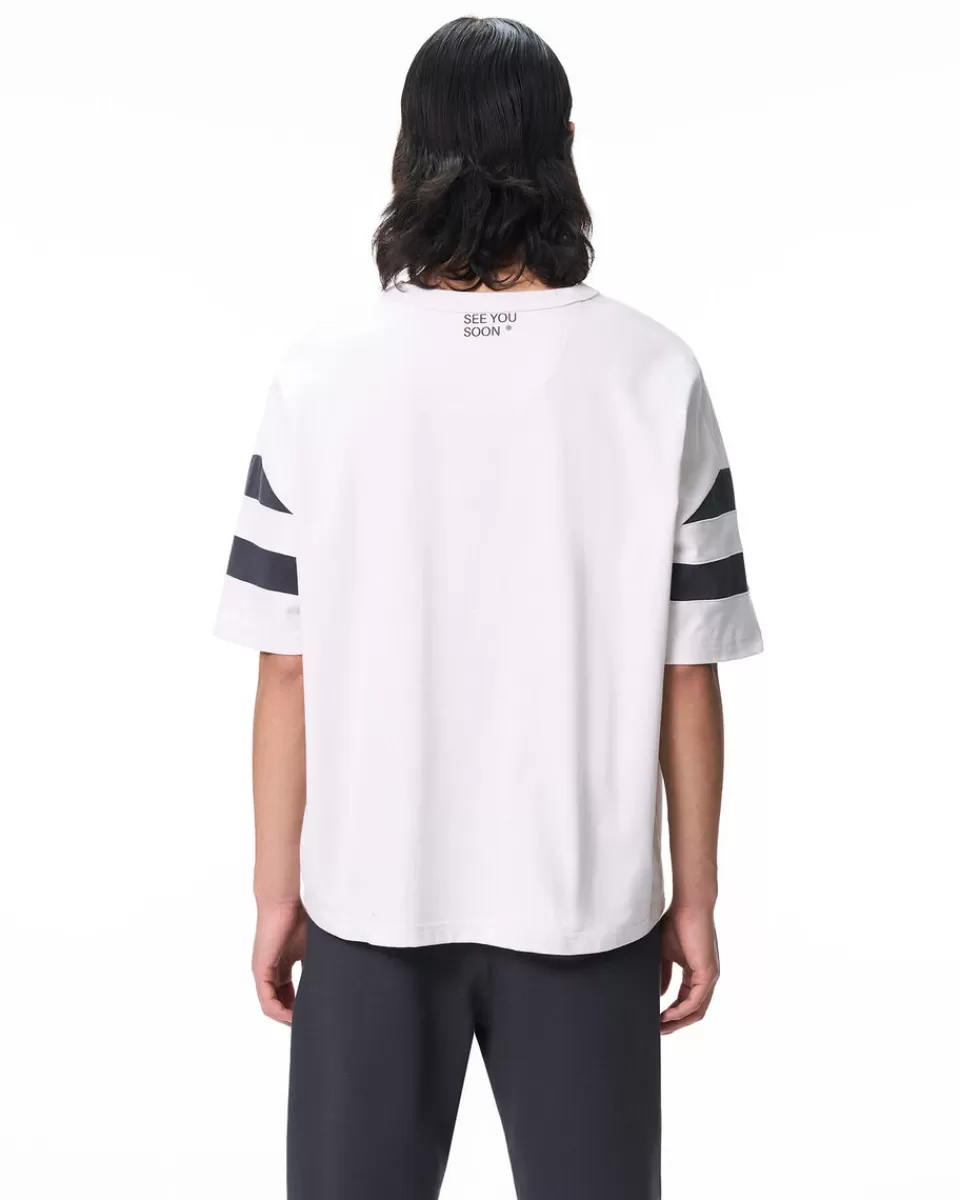 roots_x_mr_saturday_stripe__tshirt_3.webp Roots X Mr. Saturday Stripe T-shirt ECRU Flash Sale