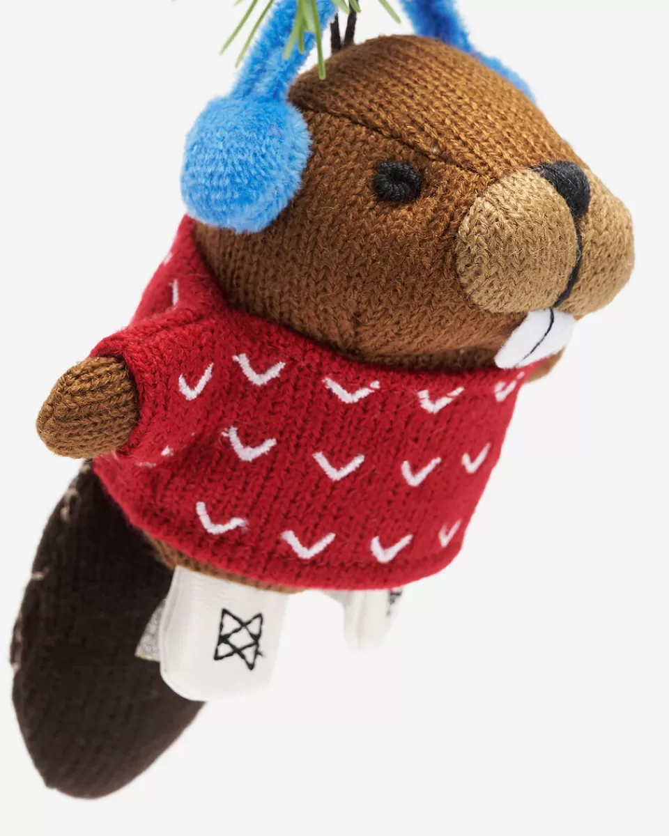 skating_beaver_ornament_2.webp Roots Skating Beaver Ornament GRIZZLY BROWN Sale