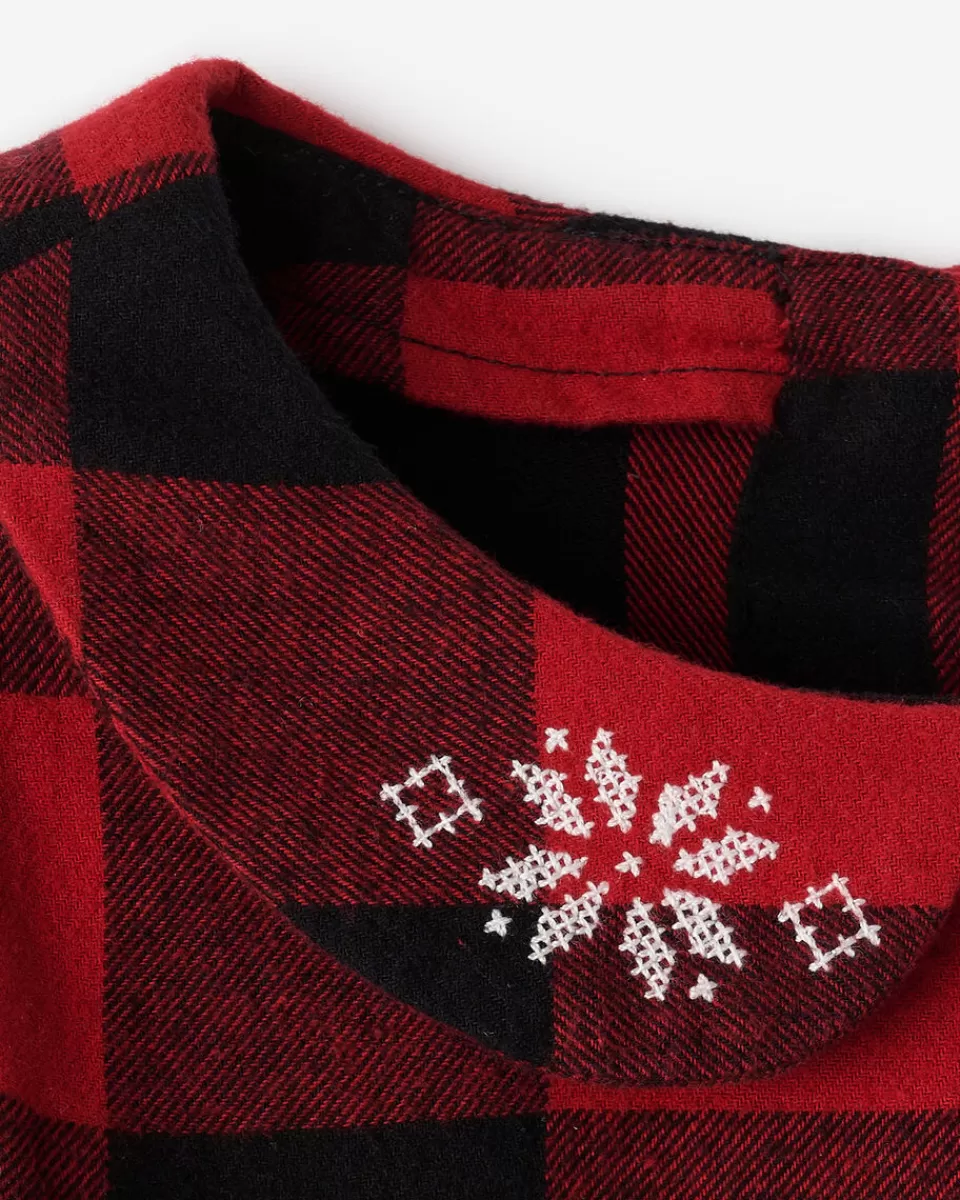 toddler_girls_babydoll_park_plaid_dress_3.webp Roots Toddler Girls Babydoll Park Plaid Dress CABIN RED Clearance