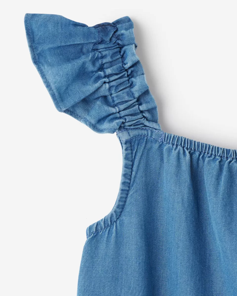 toddler_girls_chambray_ruffle_dress_2.webp Roots Toddler Girls Chambray Ruffle Dress WASHED INDIGO New