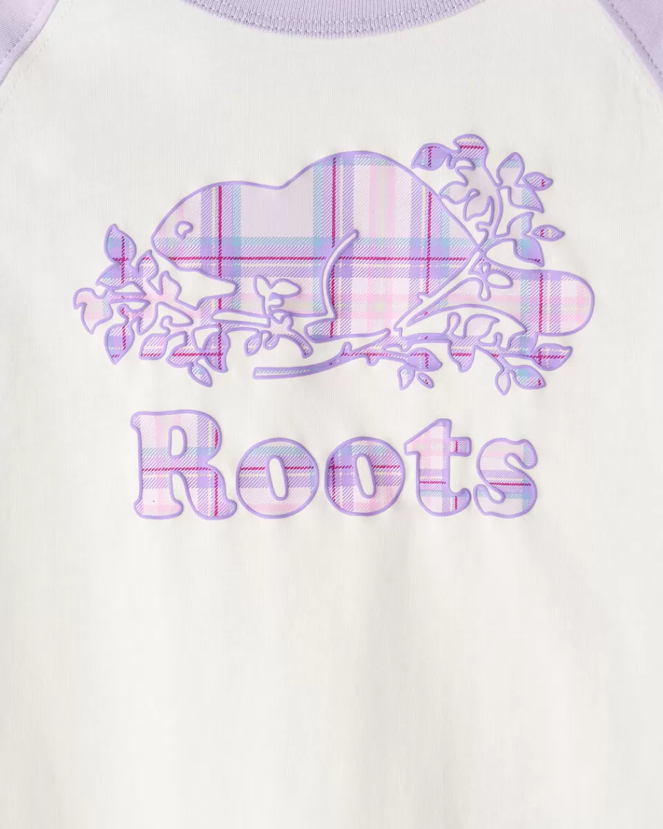toddler_plaid_baseball_tshirt_2.webp Roots Toddler Plaid Baseball T-Shirt Outlet
