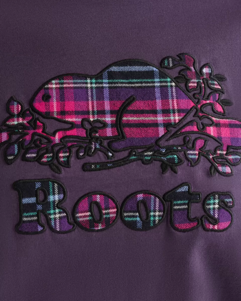 womens_cooper_plaid_tshirt_12.webp Roots Womens Cooper Plaid T-Shirt Hot