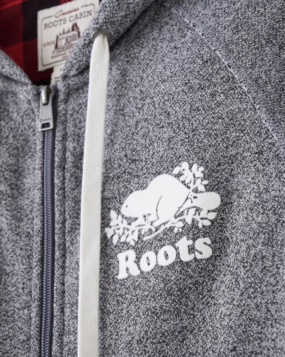 womens_roots_cabin_onesie_2.webp Roots Womens Cabin Onesie SALT & PEPPER New