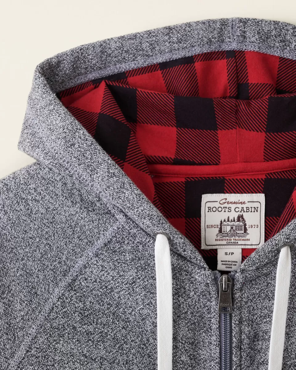 womens_roots_cabin_onesie_3.webp Roots Womens Cabin Onesie SALT & PEPPER New