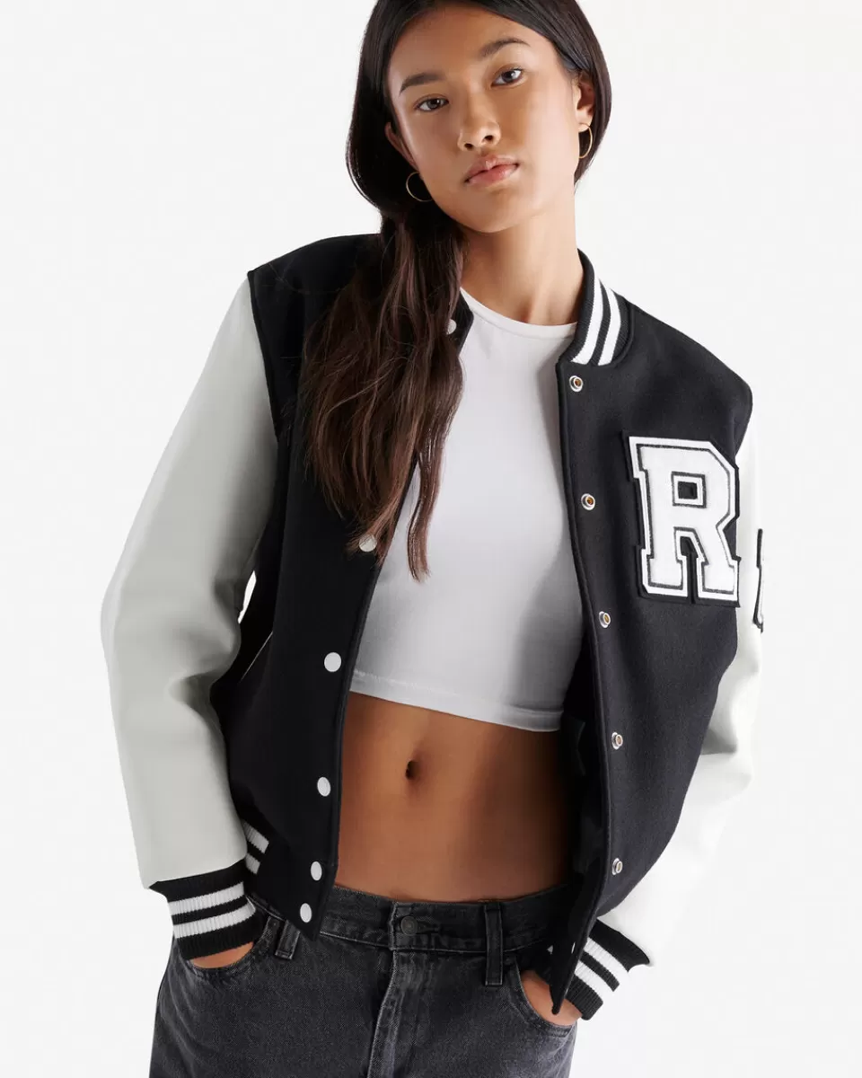 Roots Womens Vintage Varsity Jacket Clearance