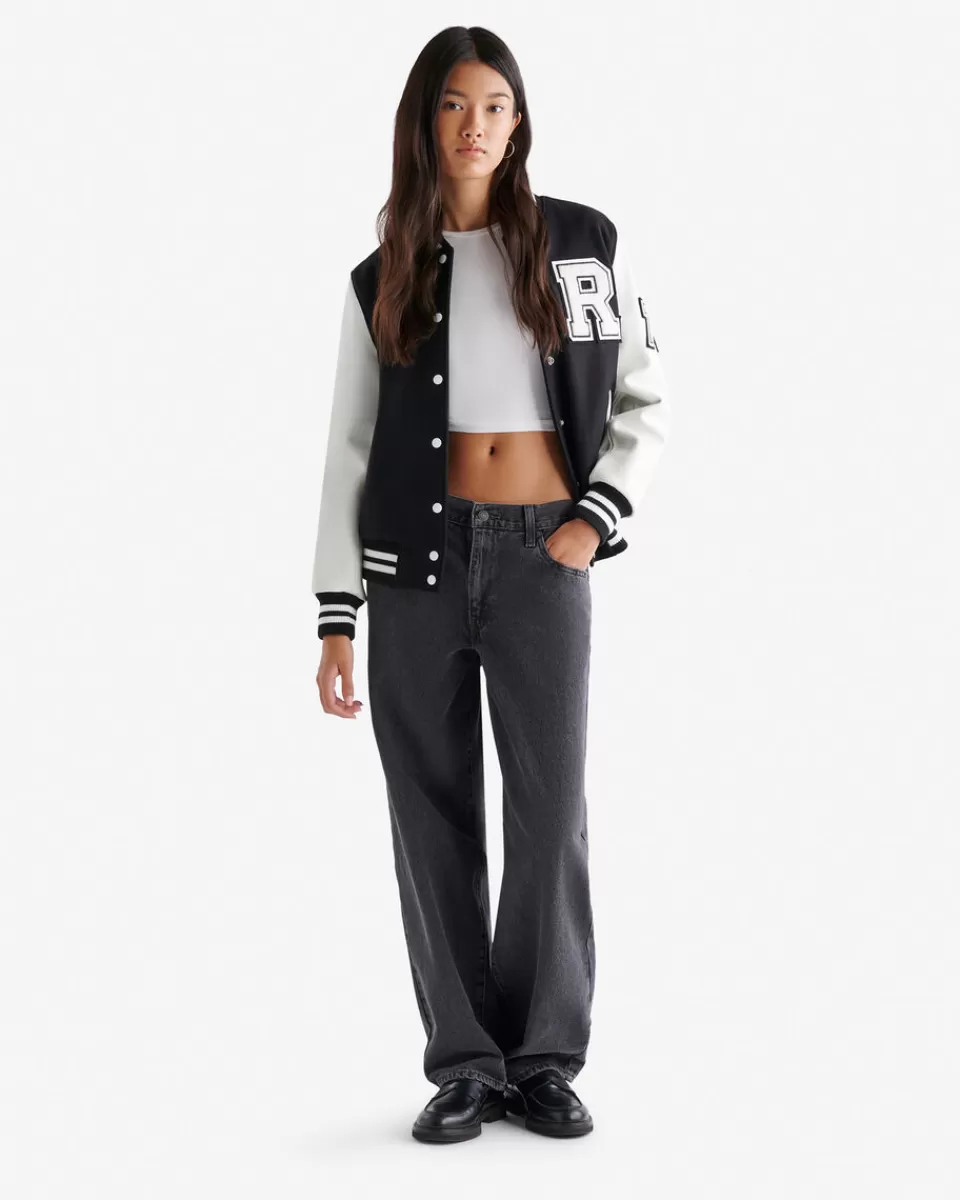 Roots Womens Vintage Varsity Jacket Clearance